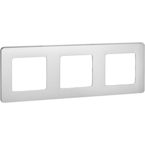 Рамка 3-местная алюминий INSPIRIA (IEK) 673952