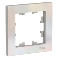 Рамка однопостовая ATLASDESIGN жемчуг (Systeme Electric) ATN000401