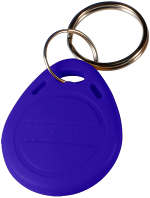 Брелок бесконтактный EM-Marine TS сине-белый с кольцом для крепления, идентификационный номер нанесен на поверхность брелока (Tantos) EM-Marine (брелок) TS сине-белый