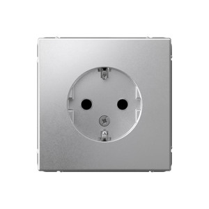 ARTGALLERY розетка с заземлением со шторками, 16А, механизм, алюминий (Systeme Electric) GAL000345