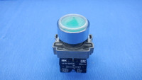 Кнопка LA167-BAF35 d=22мм 1з+1р зеленая (IEK) BBT20-BAF35-3-22-67-K06