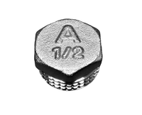 Пробка НР 1/2' никелированная (Aquadeel) BFN-003-104