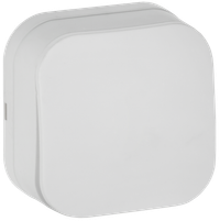 GLORY Выключатель 1-клавишный для открытой установки 10А ВС20-1-0-ХБм белый матовый IEK (IEK) EVH10-K01M-10