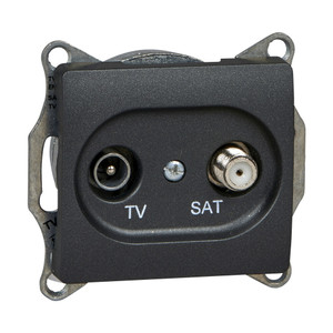 Розетка GLOSSA TV-SAT оконечная 1DB механизм (Systeme Electric) GSL000797