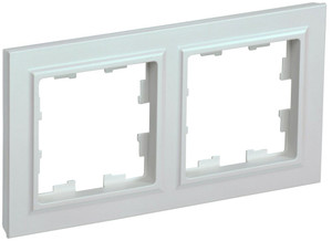 BRITE Рамка 2 поста РУ-2-БрЖ жемчуг (IEK) BR-M22-K36