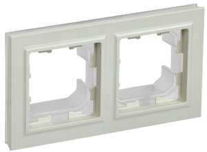 BRITE Рамка 2 поста IP44 РУ-2-БрКр-44 бежевый (IEK) BR-M22-44-K10