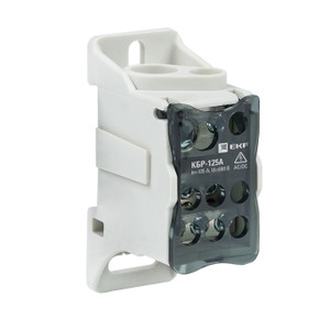 Блок распределительный (КБР) крепеж на панель и DIN 125A (EKF) plc-kbr125