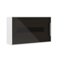 Щиток 18 мод настенный FRAME ЩРн-П-18, белый, с тонированной дверцей, с 2 шинами  PEN на 8 и 10 отв. F18W1WD DKC (DKC)