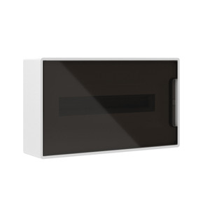 Щиток 18 мод настенный FRAME ЩРн-П-18, белый, с тонированной дверцей, с 2 шинами  PEN на 8 и 10 отв. F18W1WD DKC (DKC)