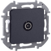 Розетка TV оконечная антрацит INSPIRIA (IEK) 673873