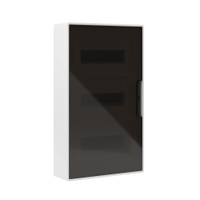 Щиток 36 мод настенный FRAME ЩРн-П-36, белый, с тонированной дверцей, с 4 шинами  PEN (2шт на 8 отв. и 2шт на 10 отв.) F36W1WD DKC (DKC)