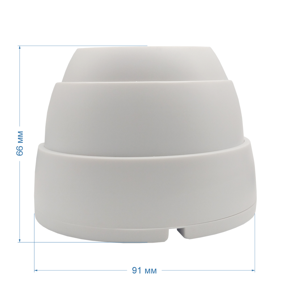 Видеокамера аналоговая 2Мп купольная IP54 ИК-20м (2.8мм) (Space Technology) ST-2004