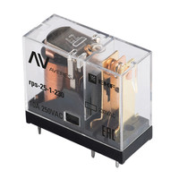 Реле промежуточное РП slim 25/1 10A 230В AC AVERES (EKF) rps-25-1-230