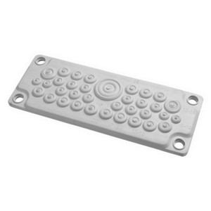 Ввод кабельный пластик V0 UL94 IP65 +130 - 40 35 отверстий (DKC) R5HTC35