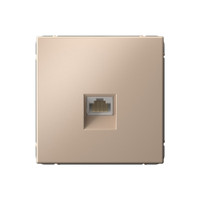 ARTGALLERY розетка компьютерная RJ45, кат. 6A, механизм, песочный (Systeme Electric) GAL001286