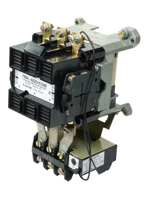 Пускатель электромагнитный ПМА-4200 УХЛ4 В, 380В/50Гц, 2з+2р, 63А, нереверсивный, с реле РТТ-221П 53,5-63,0А, IP00 (Электротехник) ET001541