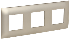 SKANDY Рамка 3-местная SK-F03Sh шампань IEK (IEK) SK-M32-K37