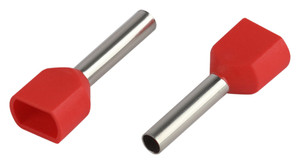 Наконечник-гильза с изолированным фланцем (упаковка 50 шт.) NO-225-100 (двойной) НШвИ(2) 1,0-10 (ЭРА) Б0063340