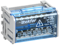 TEKFOR Шины на DIN-рейку (кросс-модуль) ШНК 2х7 L+PEN IEK (IEK) TF-DN10-2-07-100