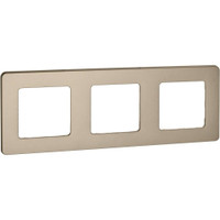 Рамка 3-местная шампань INSPIRIA (IEK) 673958