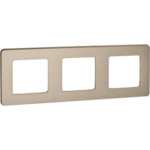 Рамка 3-местная шампань INSPIRIA (IEK) 673958