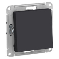 Переключатель одноклавишный ATLASDESIGN схема 6 10АХ механизм карбон (Systeme Electric) ATN001061
