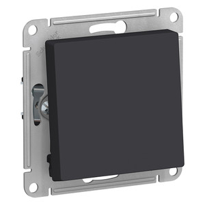 Переключатель одноклавишный ATLASDESIGN схема 6 10АХ механизм карбон (Systeme Electric) ATN001061
