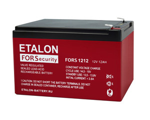 Аккумулятор FORS 12В 12Ач (ETALON BATTERY) FORS 1212