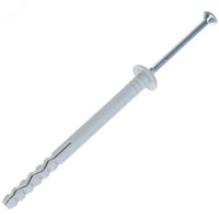 Дюбель-гвоздь 6х40 полипропилен гриб 150 шт (Крепдил)