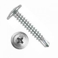 Саморез металл/металл 4.2х16 сверлоконечный цинк 100 шт (Крепдил) screw-mm-4.2x16s-100