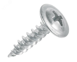 Саморез металл/металл 4.2х25 острый цинк 1000 шт (Крепдил)