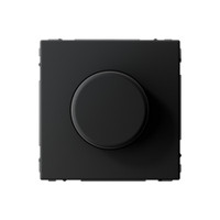 ARTGALLERY светорегулятор (диммер) повор-нажим, LED, RC, 400Вт, механизм, карбон (Systeme Electric) GAL001023
