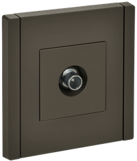 FORTE&PIANO Розетка TV проходная FP329 серый IEK (IEK) FP-A10-P-K03