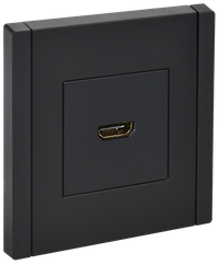 FORTE&PIANO Розетка HDMI FP140 черный IEK (IEK) FP-H10-K02