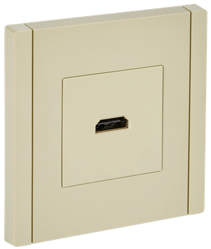 FORTE&PIANO Розетка HDMI FP440 ваниль IEK (IEK) FP-H10-K10