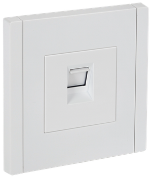 FORTE&PIANO Розетка компьютерная RJ45 кат.5E FP232 белый IEK (IEK) FP-K10-1-K01