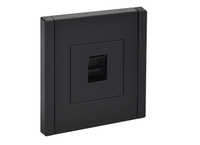 FORTE&PIANO Розетка компьютерная RJ45 кат.5E FP132 черный IEK (IEK) FP-K10-1-K02