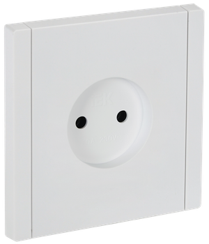 FORTE&PIANO Розетка 1-местная без заземления без защитных шторок винтовое крепление 10А FP218 белый IEK (IEK) FP-R10-10-K01
