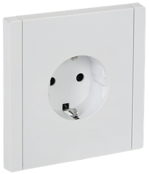 FORTE&PIANO Розетка 1-местная с заземлением без защитных шторок винтовое крепление 16А FP216 белый IEK (IEK) FP-R11-16-K01
