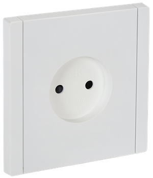 FORTE&PIANO Розетка 1-местная без заземления с защитными шторками винтовое крепление 10А FP217 белый IEK (IEK) FP-R13-10-K01