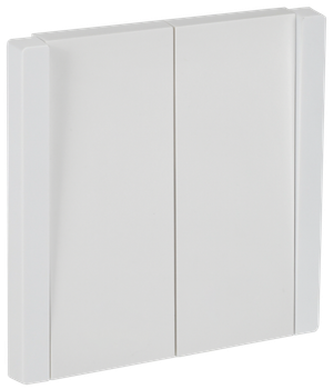 FORTE&PIANO Выключатель 2-клавишный проходной 10А FP207 белый IEK (IEK) FP-V22-0-10-1-K01