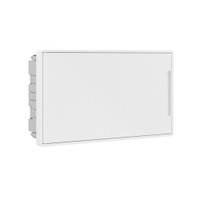 Щиток 18 мод встраиваемый FRAME ЩРв-П-18, белый, с белой дверцей, с 2  шинами PEN на 8 и 10 отв. F18B1WW DKC (DKC)