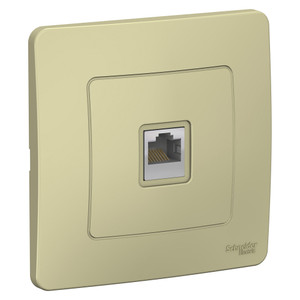 BLANCA С/У РОЗЕТКА компьютерная RJ45, кат.5E, БЕЖЕВЫЙ (Systeme Electric) BLNIS045007