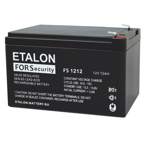 Аккумулятор FS 12В 12Ач (ETALON BATTERY) FS 1212