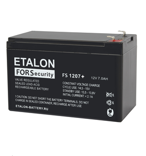 Аккумулятор FS+ 12В 7Ач (ETALON BATTERY) FS 1207+