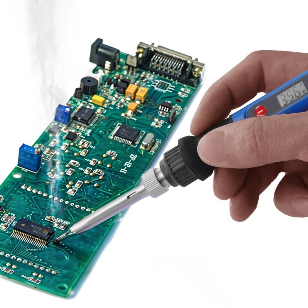 Паяльник с цифровым регулятором температуры 00180 (МЕГЕОН) к0000023386