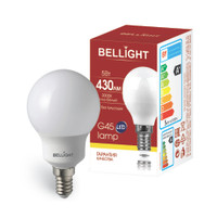 Лампа LED 5Вт 3000K 430Лм E14  Шар Bellight (BELLIGHT) 88297874