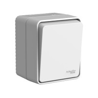 AtlasDesign PROFI IP54 открытой установки 1-клавишный выключатель 10 АХ, серый (Systeme Electric) ATN543011