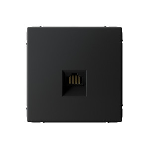 ARTGALLERY РОЗЕТКА компьютерная RJ45, кат. 5е, механизм, КАРБОН (Systeme Electric) GAL001083