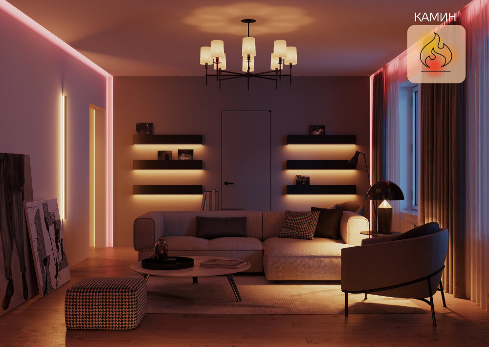 Лампа светодиодная умная SMD LED 10 Вт 1055 лм RGBW E27 AC 220В IP20 изменение цветовой температуры и диммирование управление по Wi-Fi Smart Home (GAUSS) 1180112